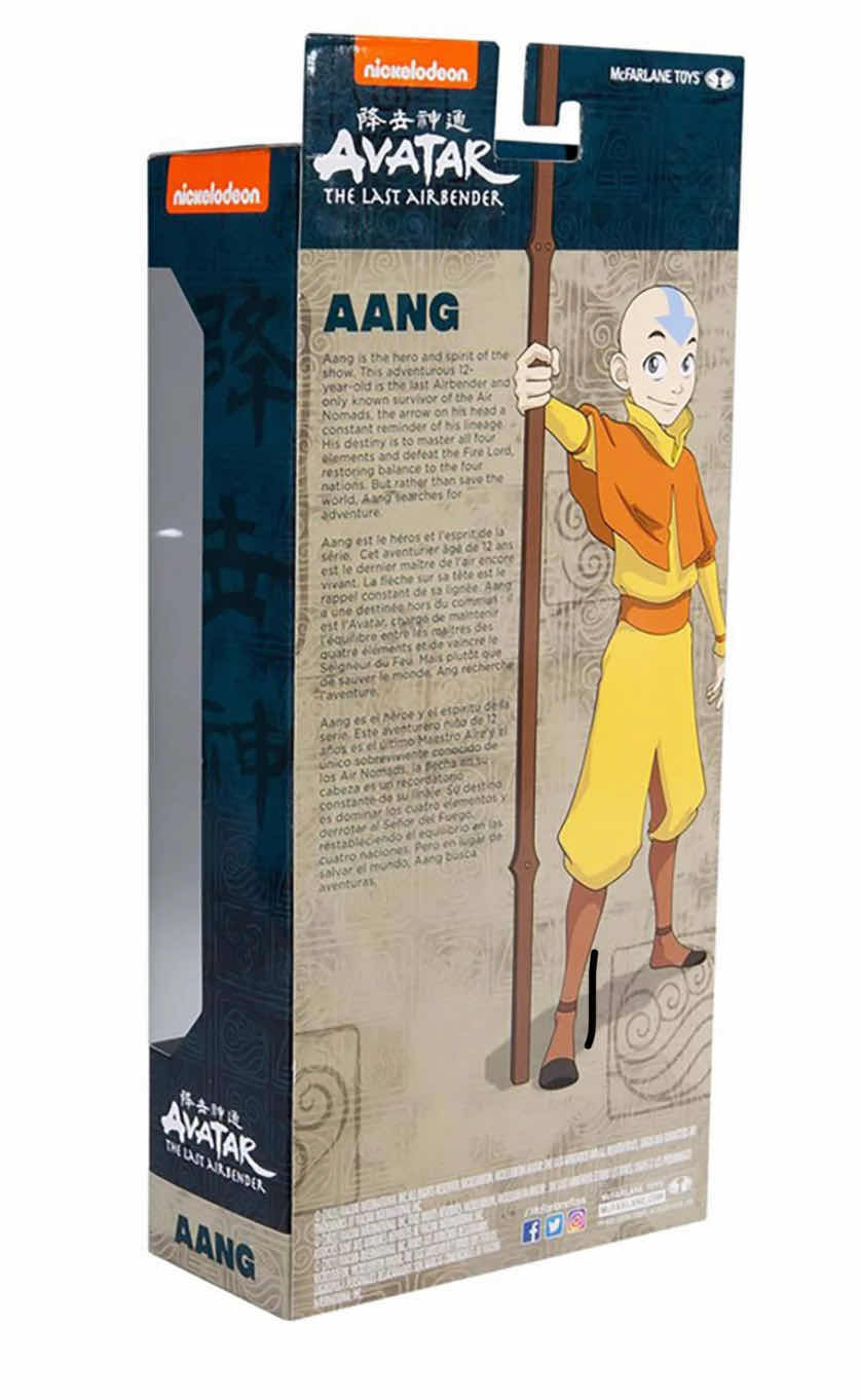 Photo 1 of NIB AVATAR THE LAST AIRBENDER AANG ACTION FIGURE - RETAIL PRICE $21.99