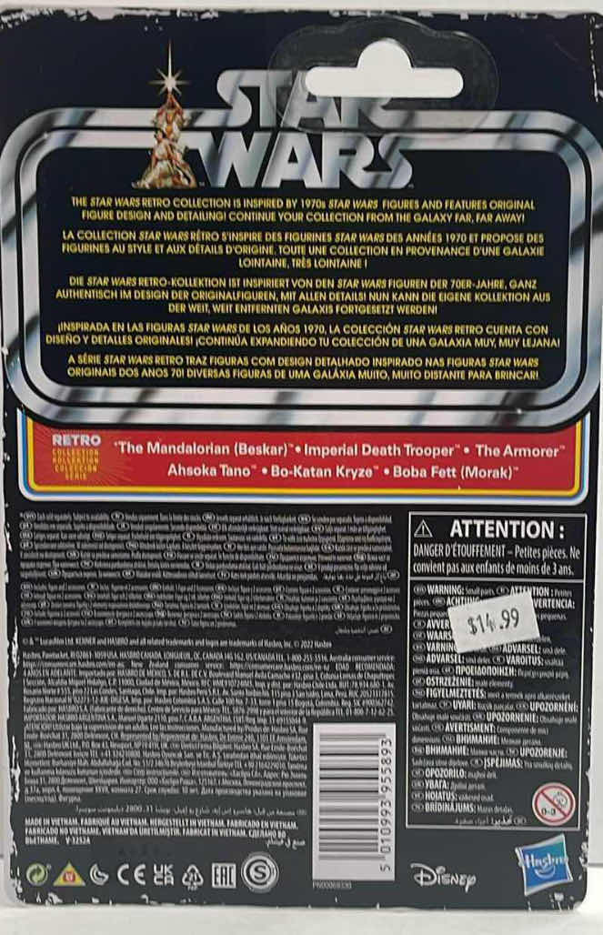 Photo 1 of NIB STAR WARS THE RETRO COLLECTION “THE ARMORER” ACTION FIGURE – RETAIL PRICE $14.99