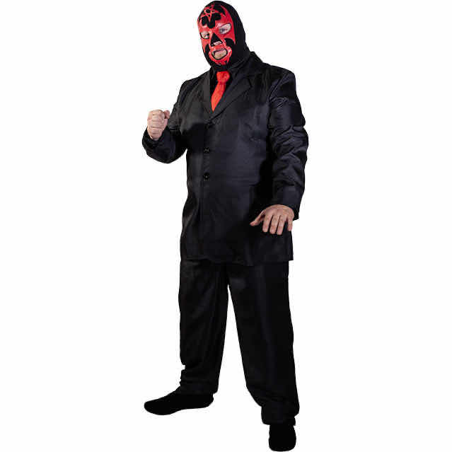 Photo 1 of ROB ZOMBIE'S 3 FROM HELL - AQUARIUS COSTUME INCLUDES SUIT , SHIRT , TIE & MASK ONE SIZE FITS MOST - RETAIL PRICE $ 119.99