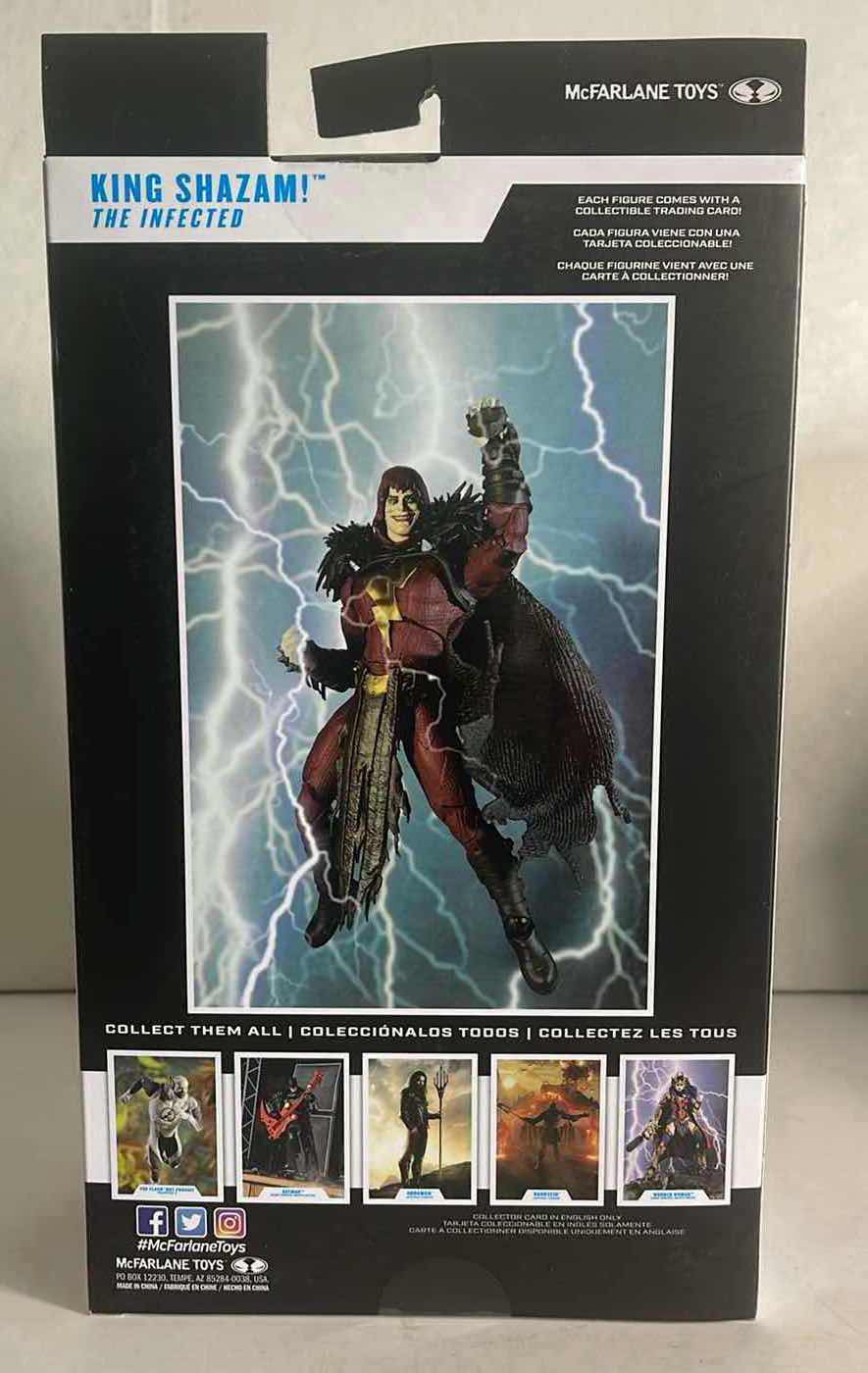 Photo 1 of NIB DC MULTIVERSE THE INFECTED “KING SHAZAM” ACTION FIGURE- RETAIL PRICE $22.99