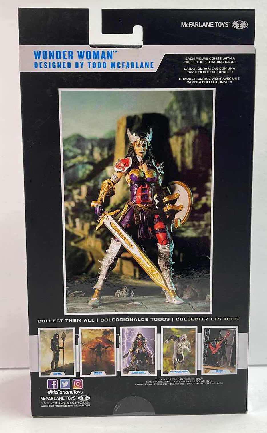 Photo 1 of NIB DC MULTIVERSE DESIGNED BY TODD MCFARLANE “WONDER WOMAN” ” ACTION FIGURE- RETAIL PRICE $22.99
