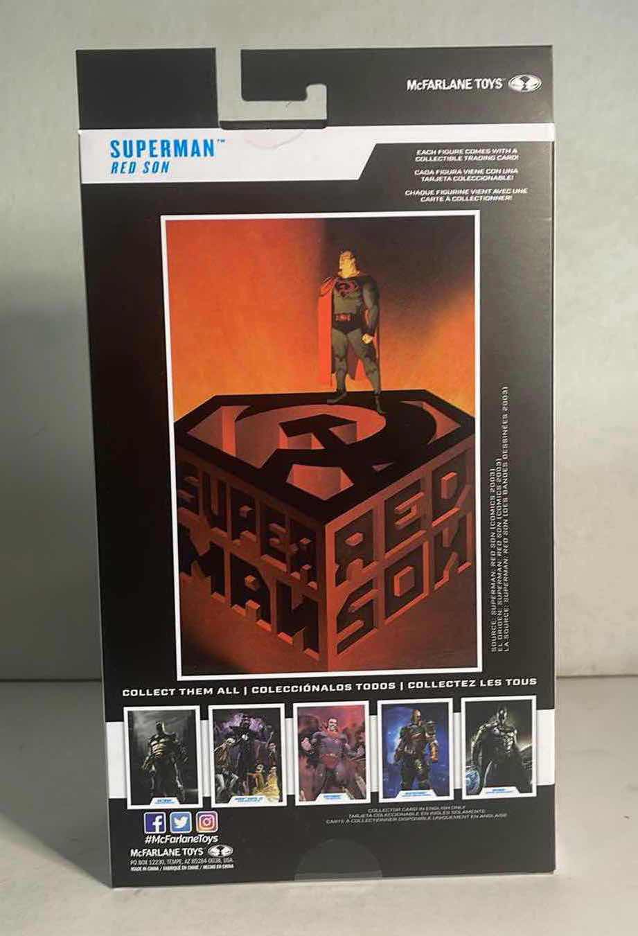 Photo 1 of NIB DC MULTIVERSE RED SON  “SUPERMAN” ACTION FIGURE- RETAIL PRICE $15.00