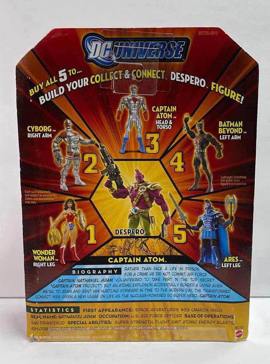 Photo 1 of NIB DC UNIVERSE CLASSICS “ CAPTAIN ATOM “ WAVE 4 FIGURE 3 - RETAIL PRICE $45.00