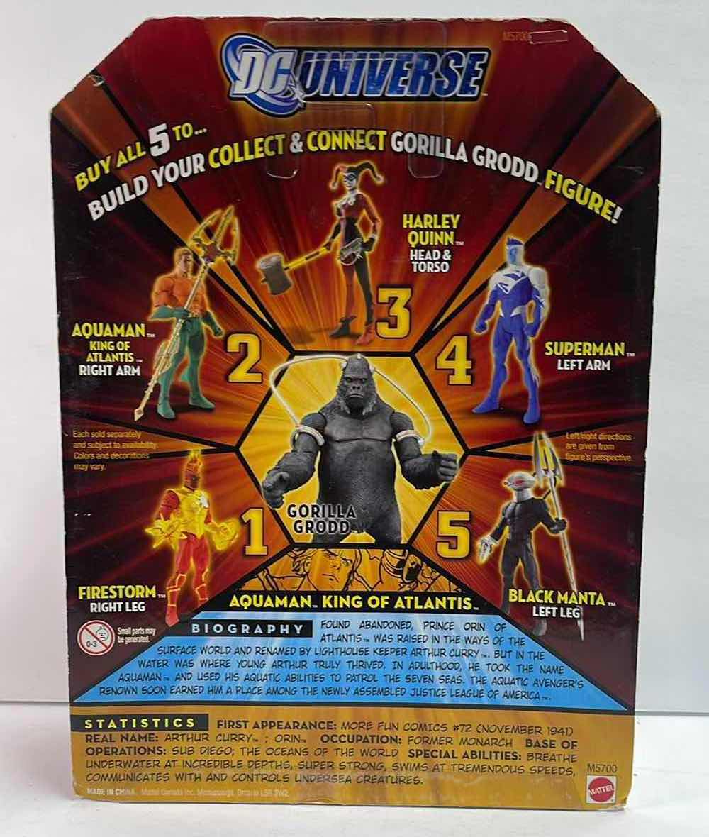 Photo 1 of DC UNIVERSE CLASSICS “AQUAMAN” WAVE 2 FIGURE #- RETAIL PRICE $23.99
