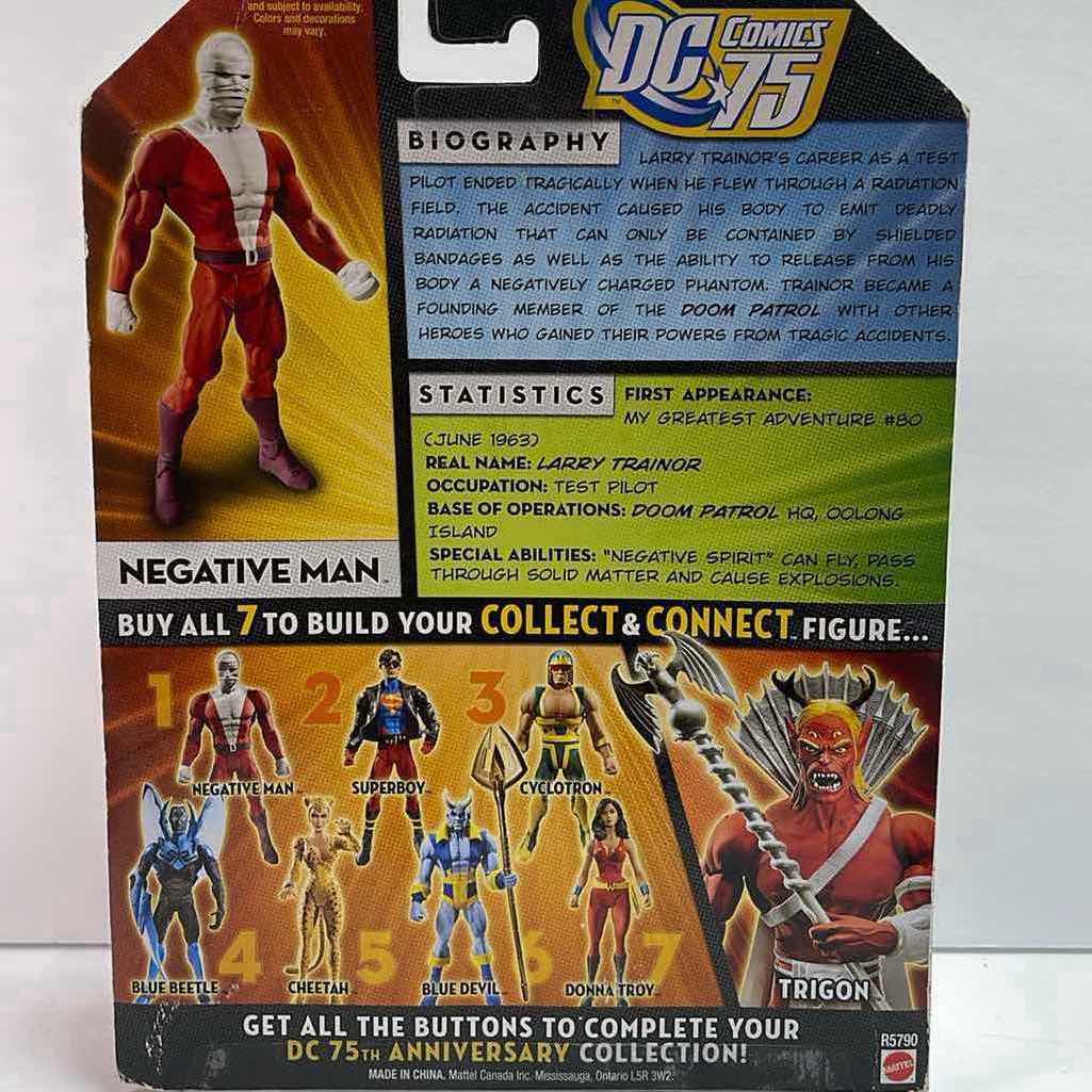 Photo 1 of DC UNIVERSE CLASSICS “NEGATIVE MAN” WAVE 13 FIGURE #13 - RETAIL PRICE $19.99