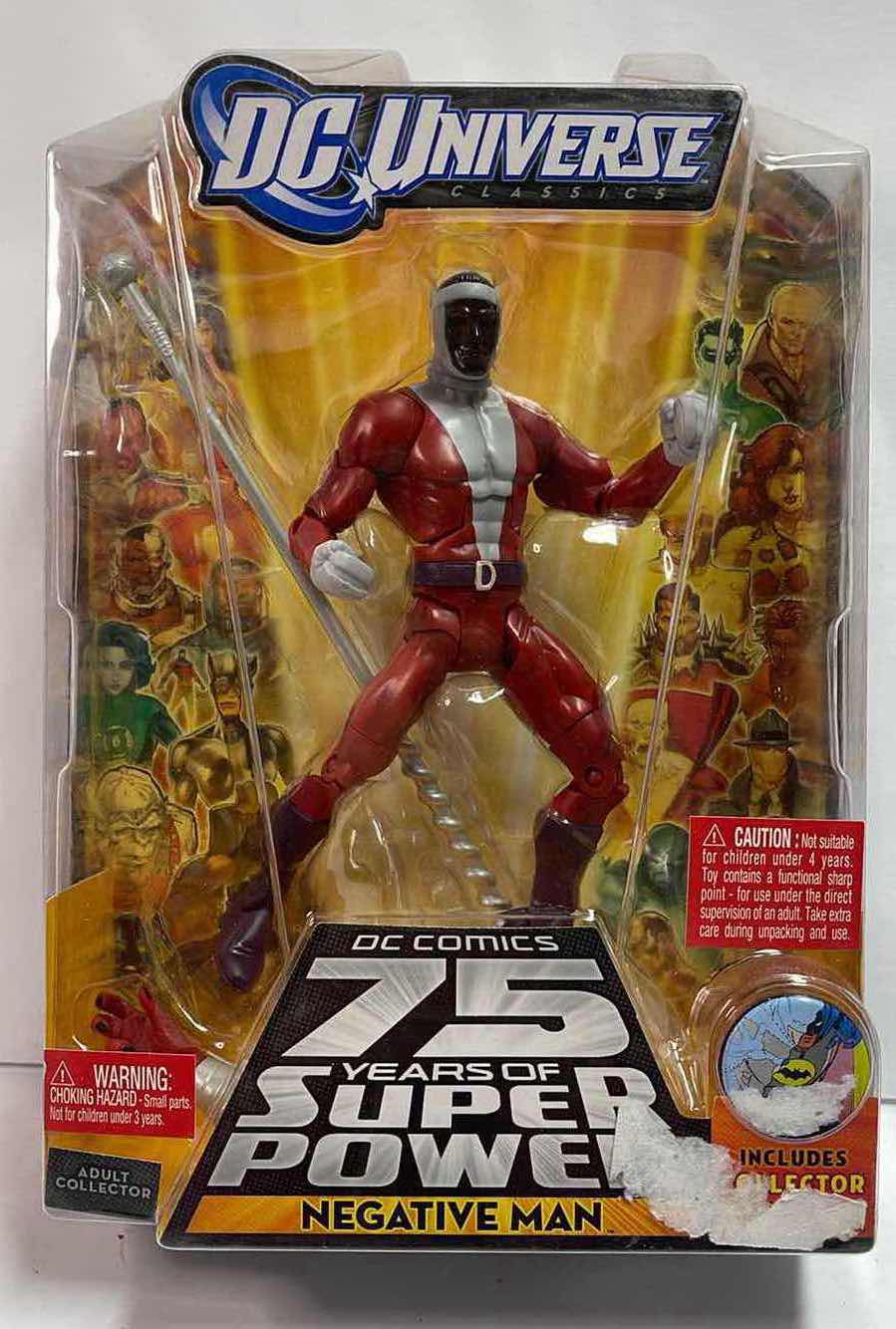 Photo 1 of DC UNIVERSE CLASSICS “NEGATIVE MAN” WAVE 13 FIGURE #13 - RETAIL PRICE $19.99