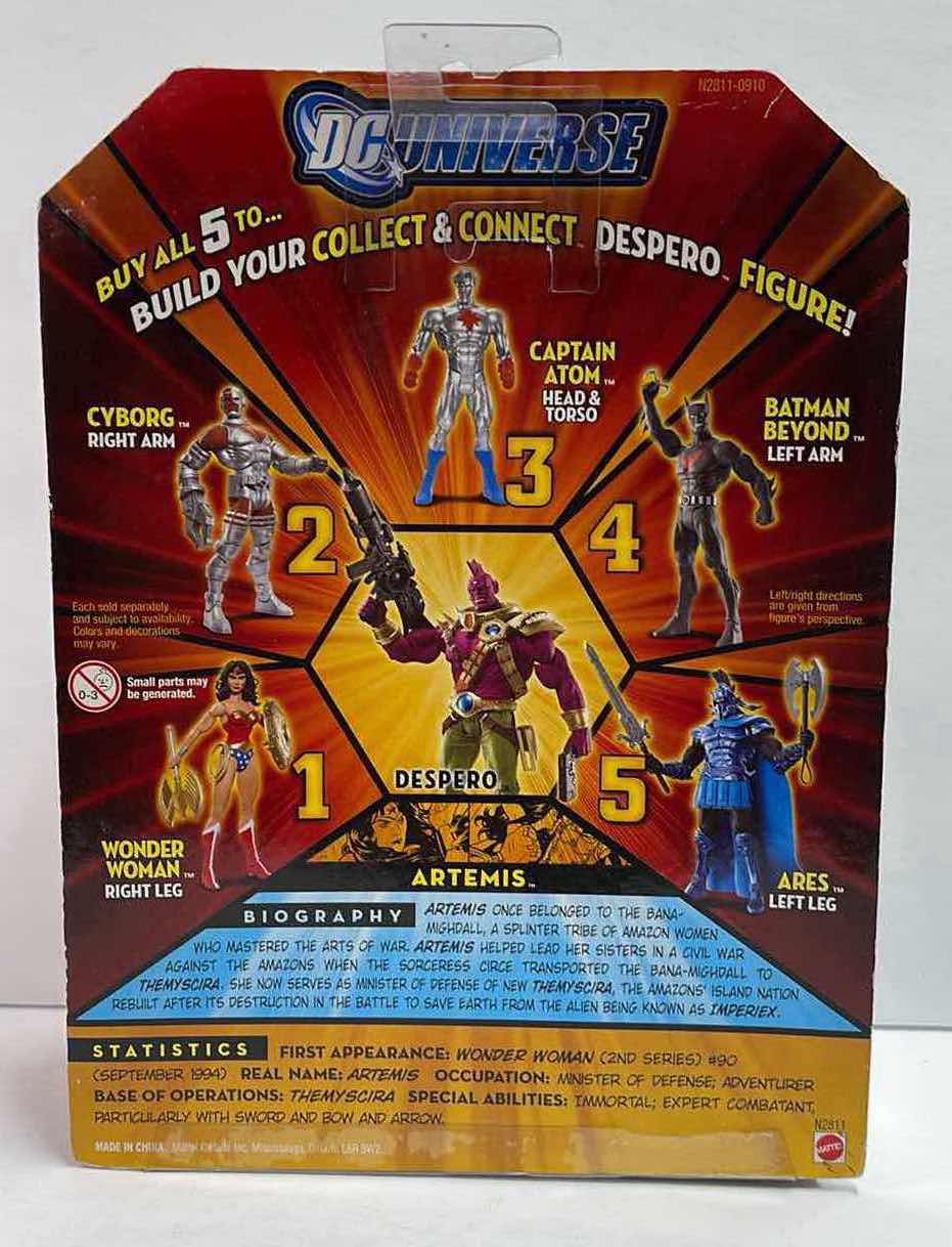 Photo 1 of NIB DC UNIVERSE CLASSICS ARTEMIS WONDER WOMAN VARIANT FIGURE 1 - RETAIL PRICE$ 98.00