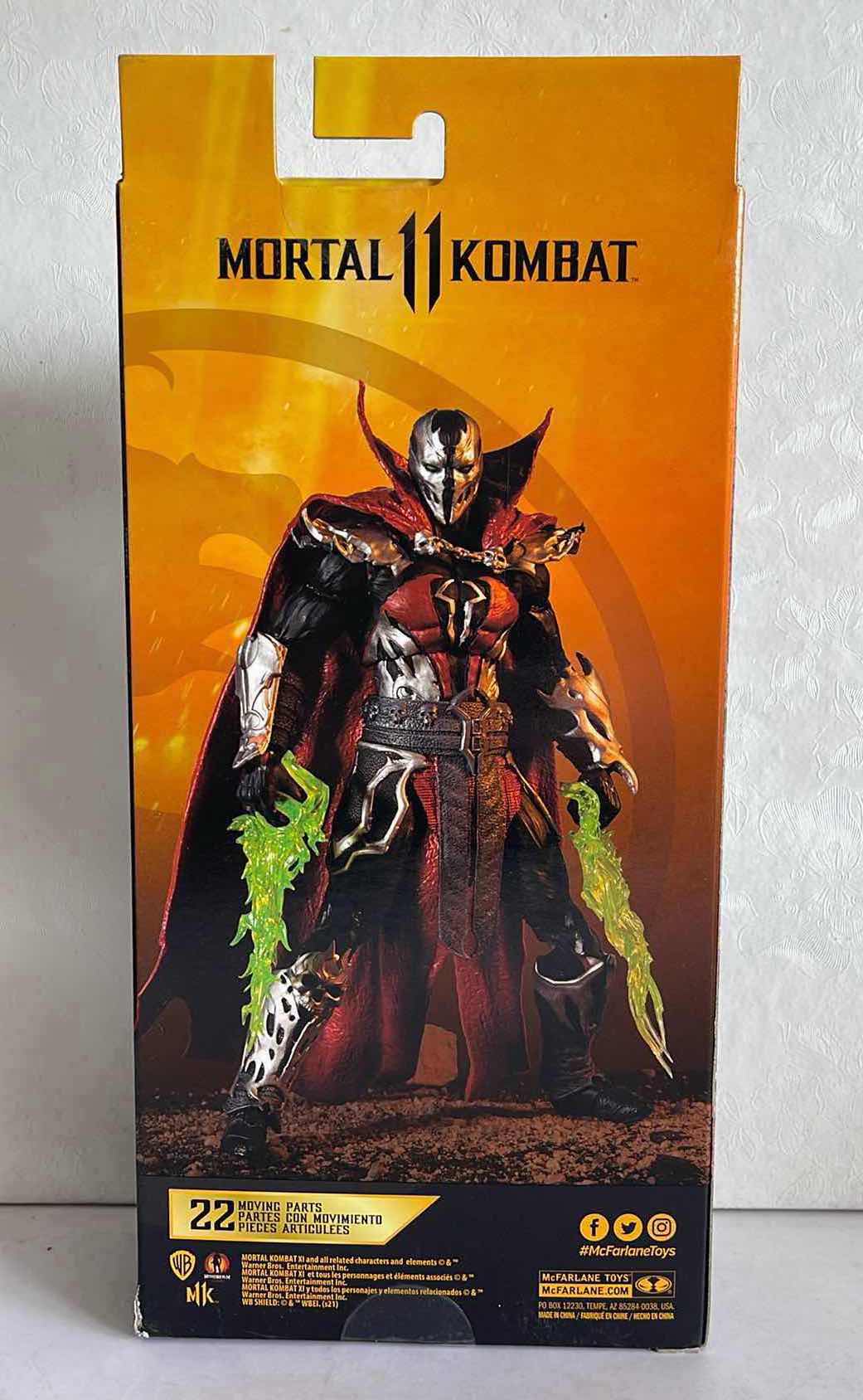 View 2 of NIB MORTAL KOMBAT “SPAWN” MCFARLANE TOYS FIGURE - RETAIL PRICE $22.99