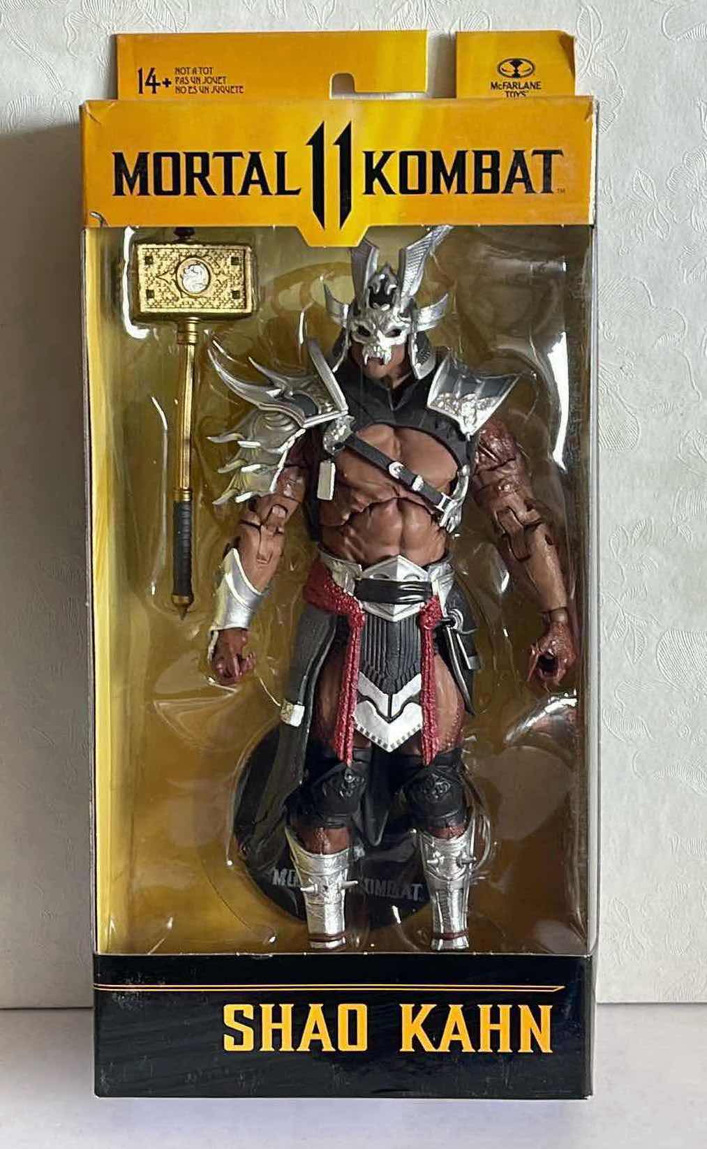 View 1 of NIB MORTAL KOMBAT “SHAO KAHN” MCFARLANE TOYS FIGURE - RETAIL PRICE $22.99