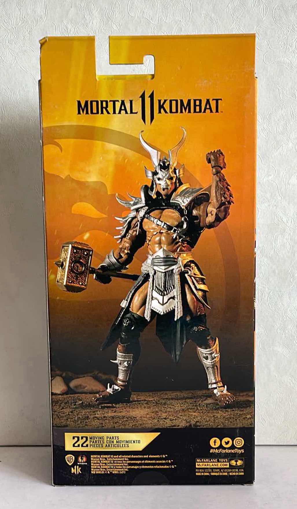 View 2 of NIB MORTAL KOMBAT “SHAO KAHN” MCFARLANE TOYS FIGURE - RETAIL PRICE $22.99