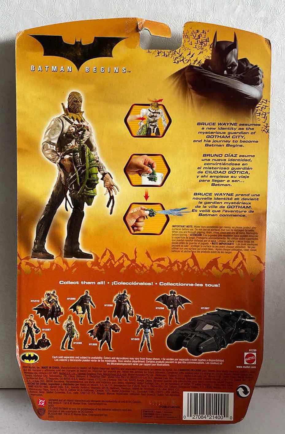 Photo 1 of NIB 2005 BATMAN BEGINS SCARECROW ACTION FIGURE - RETAIL PRICE $15.00