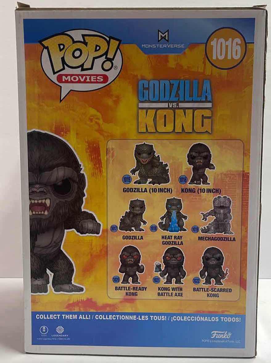 Photo 2 of NIB FUNKO POP MOVIES SERIES “JUMBO” GODZILLA VS. KONG - RETAIL PRICE $65.00