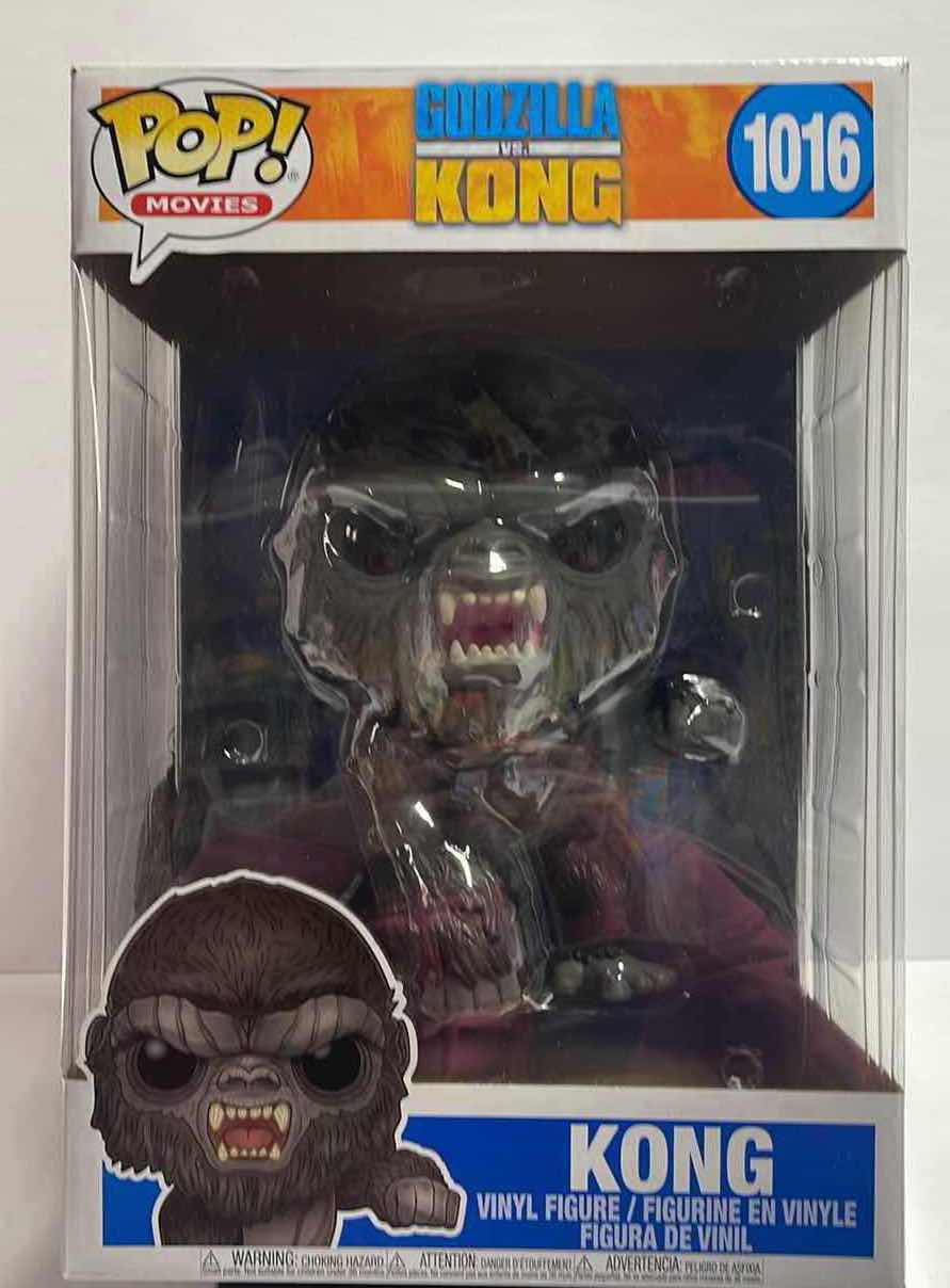 Photo 1 of NIB FUNKO POP MOVIES SERIES “JUMBO” GODZILLA VS. KONG - RETAIL PRICE $65.00