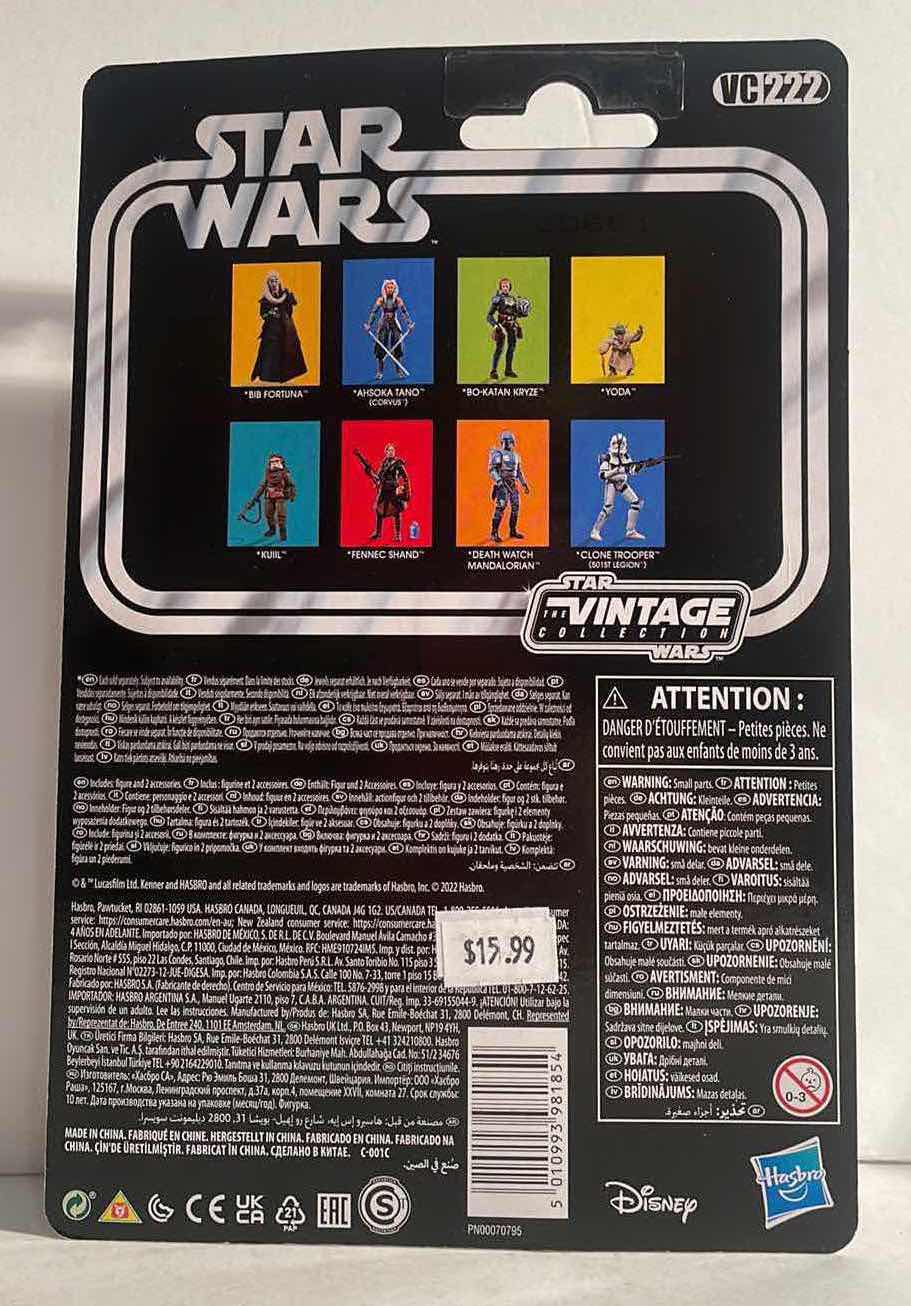 Photo 1 of NIB STAR WARS THE VINTAGE COLLECTION “AHSOKA TANO” ACTION FIGURE - RETAIL PRICE $18.99