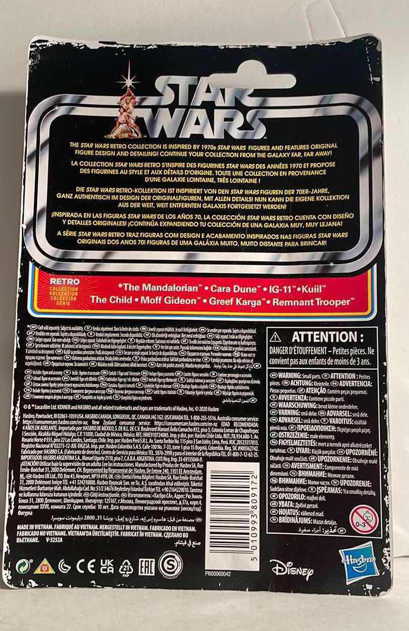 Photo 1 of NIB STAR WARS THE RETRO COLLECTION “GREEF KARGA” ACTION FIGURE - RETAIL PRICE $12.99