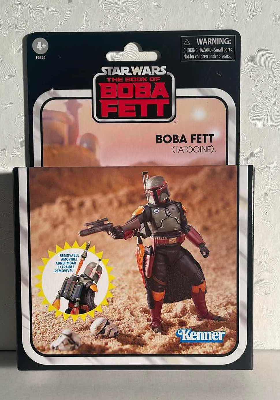 View 1 of NIB STAR WARS DELUXE BOBA FETT TATTOOINE VINTAGE COLLECTION ACTION FIGURE - RETAIL PRICE $35.00