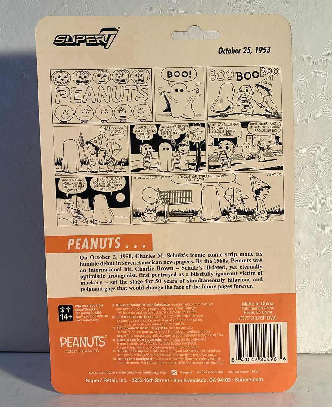 Photo 1 of NIB PEANUTS SCHULZ “VIOLET” HALLOWEEN WITCH ACTION FIGURE - RETAIL PRICE $19.99