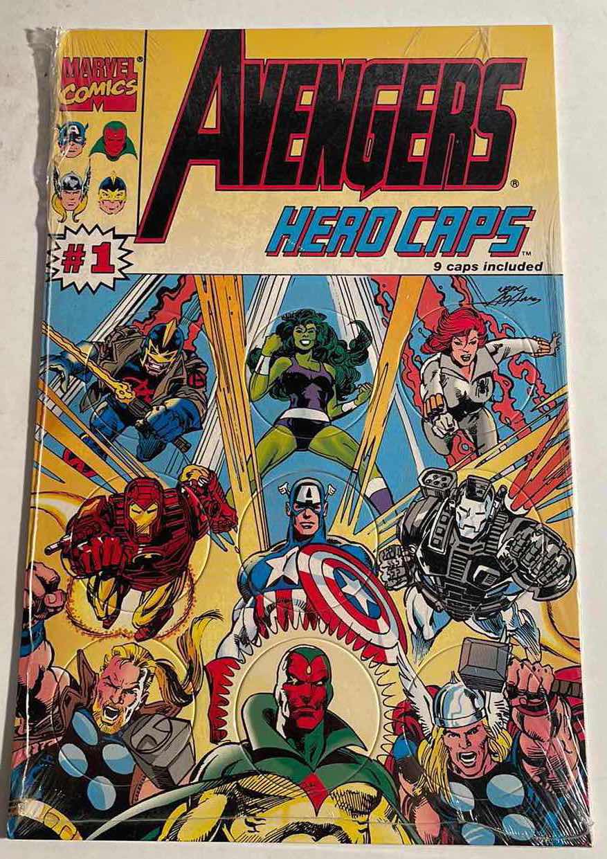Photo 1 of MARVEL COMICS #1 AVENGERS “HERO CAPS” - RETAIL PRICE $25.00