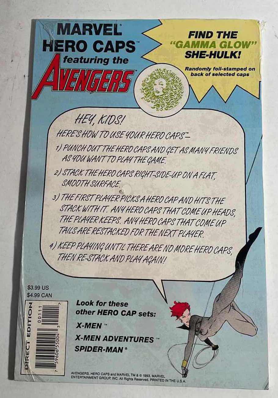 Photo 1 of MARVEL COMICS #1 AVENGERS “HERO CAPS” - RETAIL PRICE $25.00