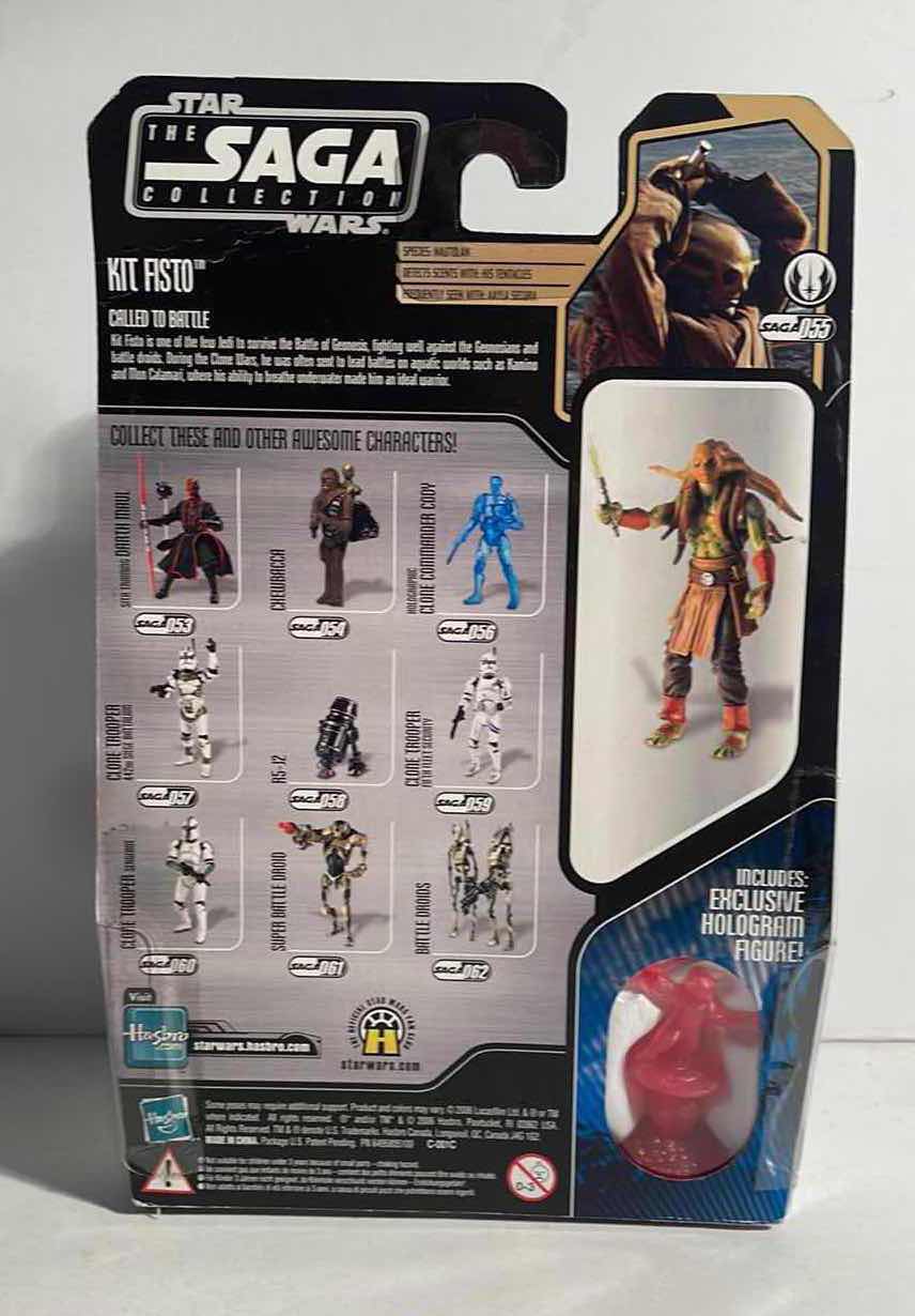 Photo 1 of NIB STAR WARS THE SAGA COLLECTION “KIT FISTO” RETAIL PRICE $57.99