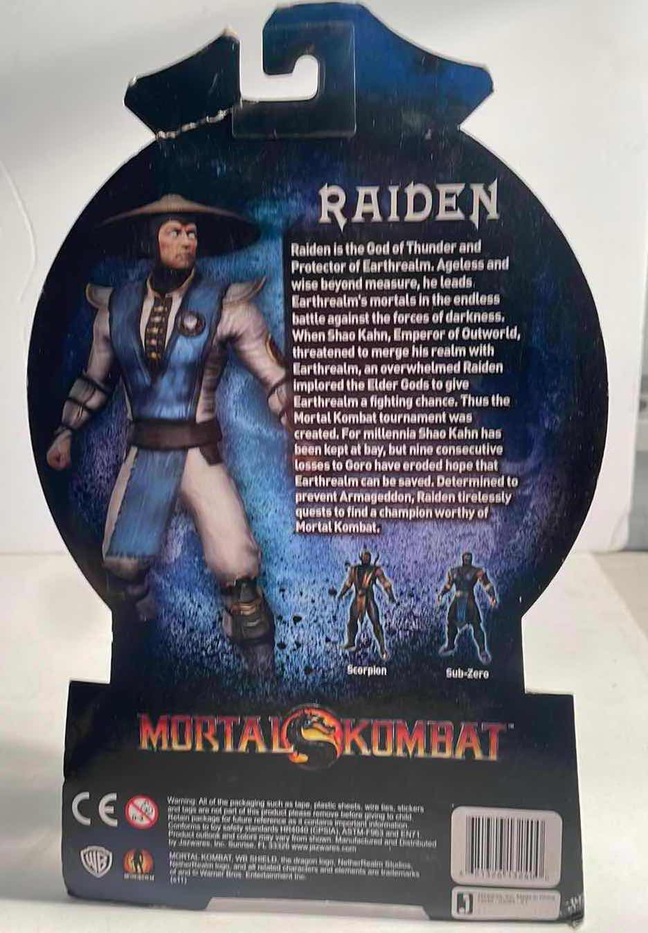 Photo 1 of NIB RARE COMIC CON INTERNATIONAL 2011 MORTAL KOMBAT “RAIDEN GLOW IN THE DARK” ACTION FIGURE - RETAIL PRICE $64.99