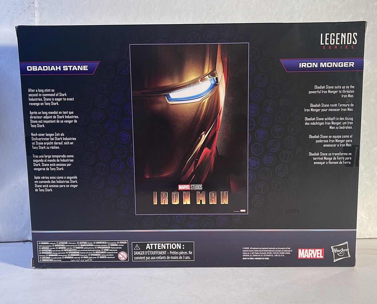 Photo 1 of NIB MARVEL STUDIOS IRONMAN THE INFINITY SAGA OBADIAH STANE- IRON MONGER - RETAIL PRICE $ 75.99