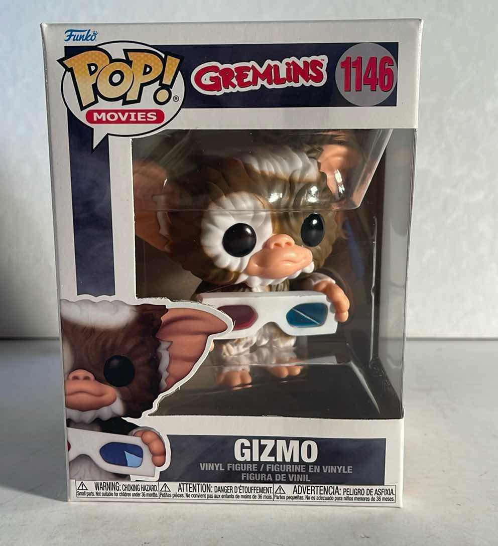 Photo 1 of NIB FUNKO POP MOVIES SERIES GREMLINS “GIZMO” - TOTAL RETAIL PRICE $36.99