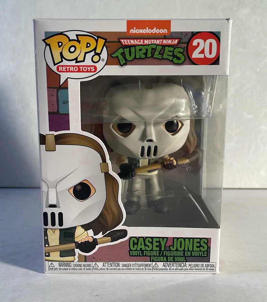 Photo 1 of NIB FUNKO POP RETRO TOYS SERIES  TEENAGE MUTANT NINJA TURTLES “CASEY JONES ” TOTAL RETAIL PRICE $21.99