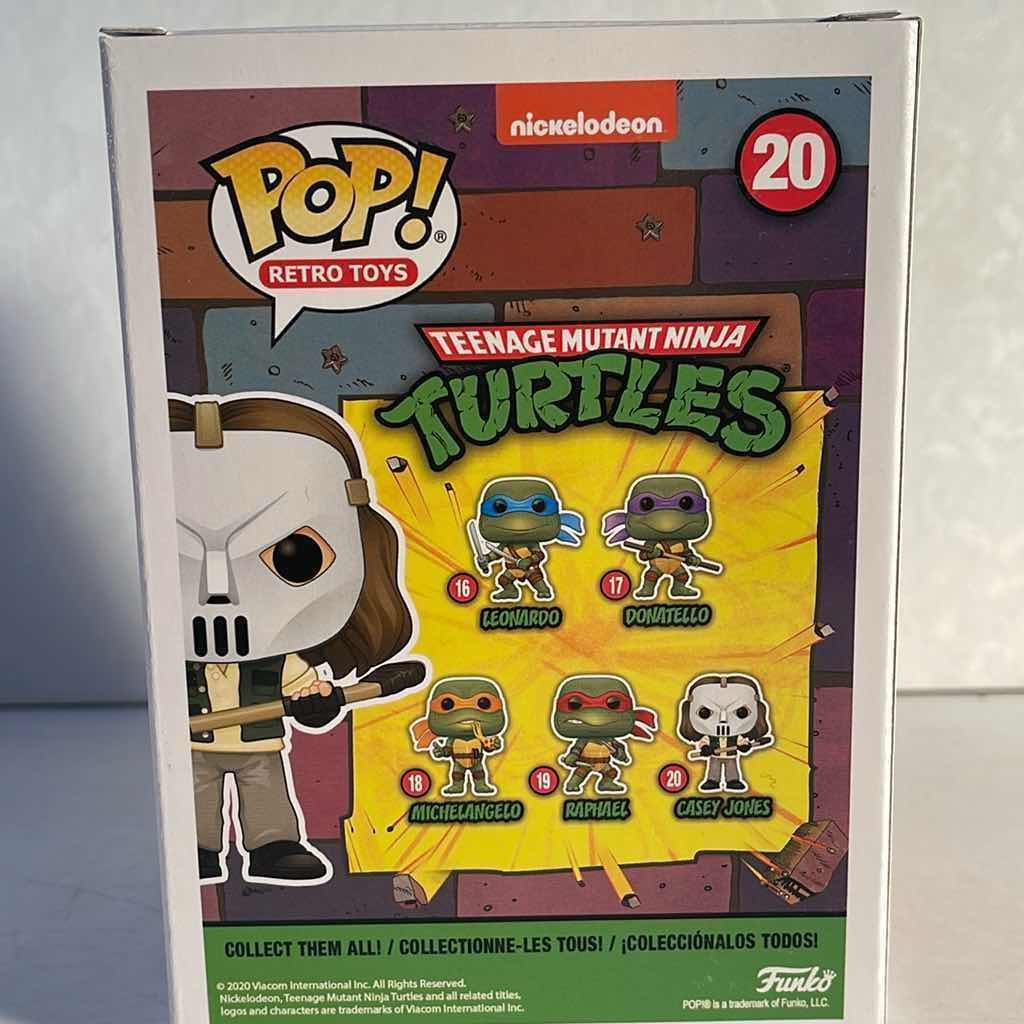 Photo 1 of NIB FUNKO POP RETRO TOYS SERIES  TEENAGE MUTANT NINJA TURTLES “CASEY JONES ” TOTAL RETAIL PRICE $21.99