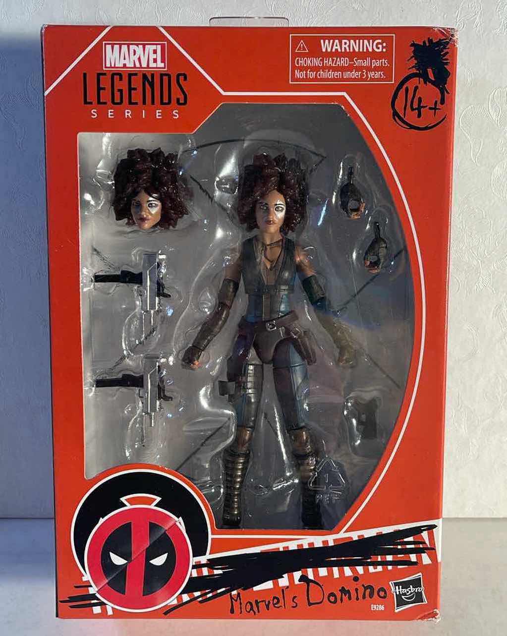 View 1 of NIB MARVEL LEGENDS SERIES “MARVELS DOMINO” ACTION FIGURE w/ ACCESSOIRES- RETAIL PRICE $24.99