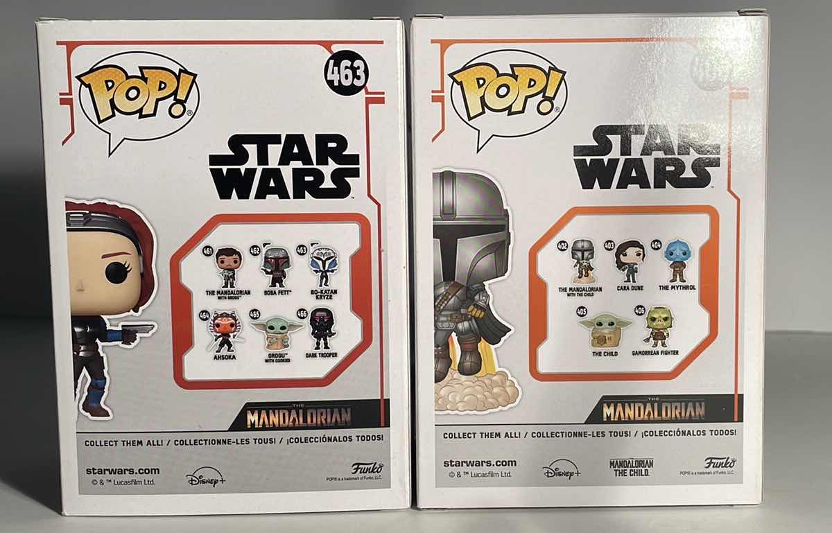 Photo 1 of NIB FUNKO POP STAR WARS SERIES “THE MANDALORIAN & BO-KATAN KRYZE” - TOTAL RETAIL PRICE $29.99