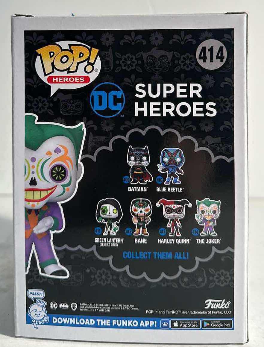 Photo 1 of NIB FUNKO POP HEROS “SUPER HEROS THE JOKER” RETAIL PRICE $19.99”