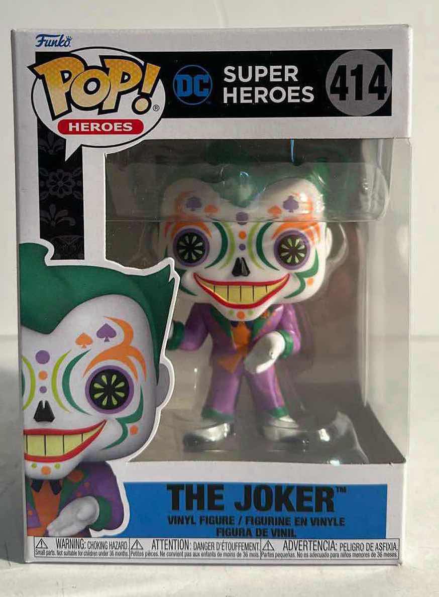 Photo 1 of NIB FUNKO POP HEROS “SUPER HEROS THE JOKER” RETAIL PRICE $19.99”