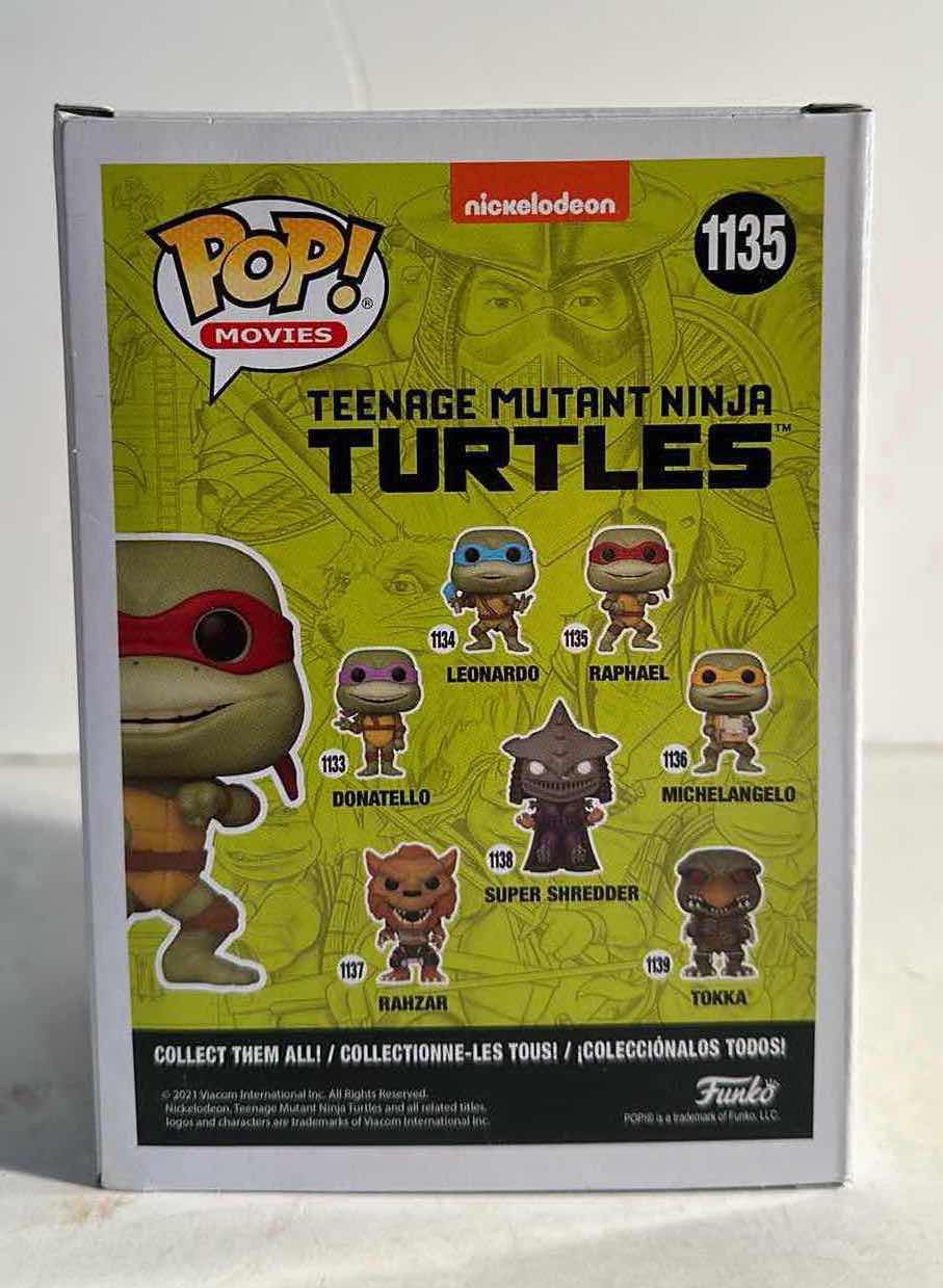 Photo 1 of NIB FUNKO POP MOVIES TEENAGE MUTANT TURTLES “RAPHAEL”- RETAIL PRICE $23.99