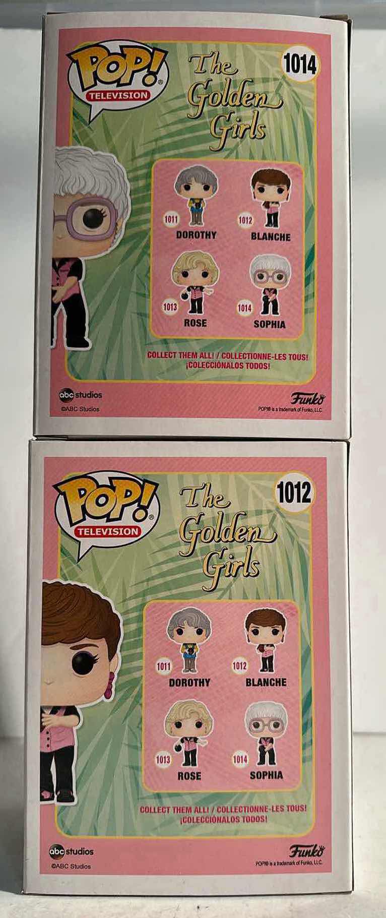 Photo 1 of NIB FUNKO POP TELEVISION THE GOLDEN GIRLS “SOPHIA, BLANCHE”  RETAIL PRICE $26.00