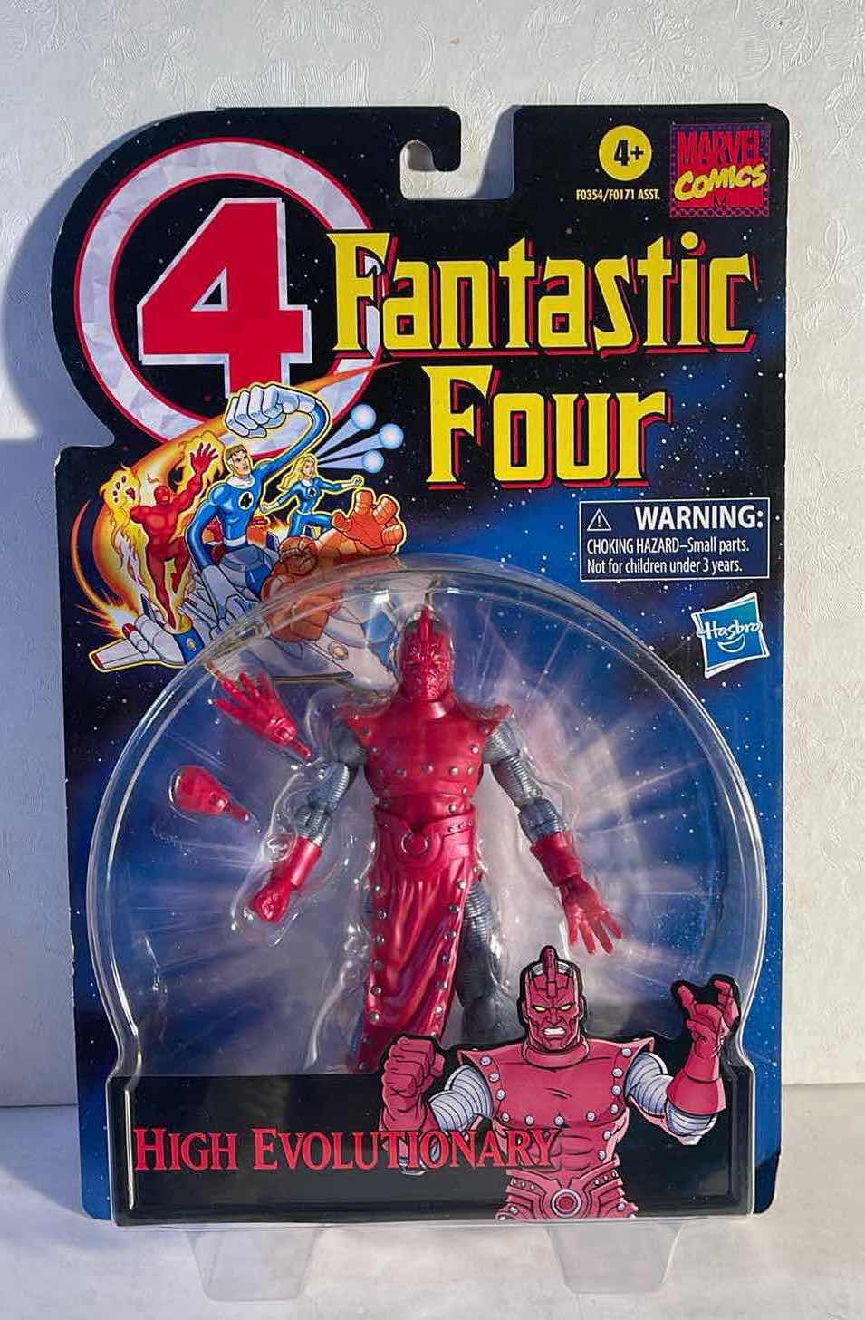View 1 of NIB MARVEL LEGENDS FANTASTIC FOUR RETRO “HIGH EVOLUTIONARY” ACTION FIGURE- RETAIL PRICE $ 22.99