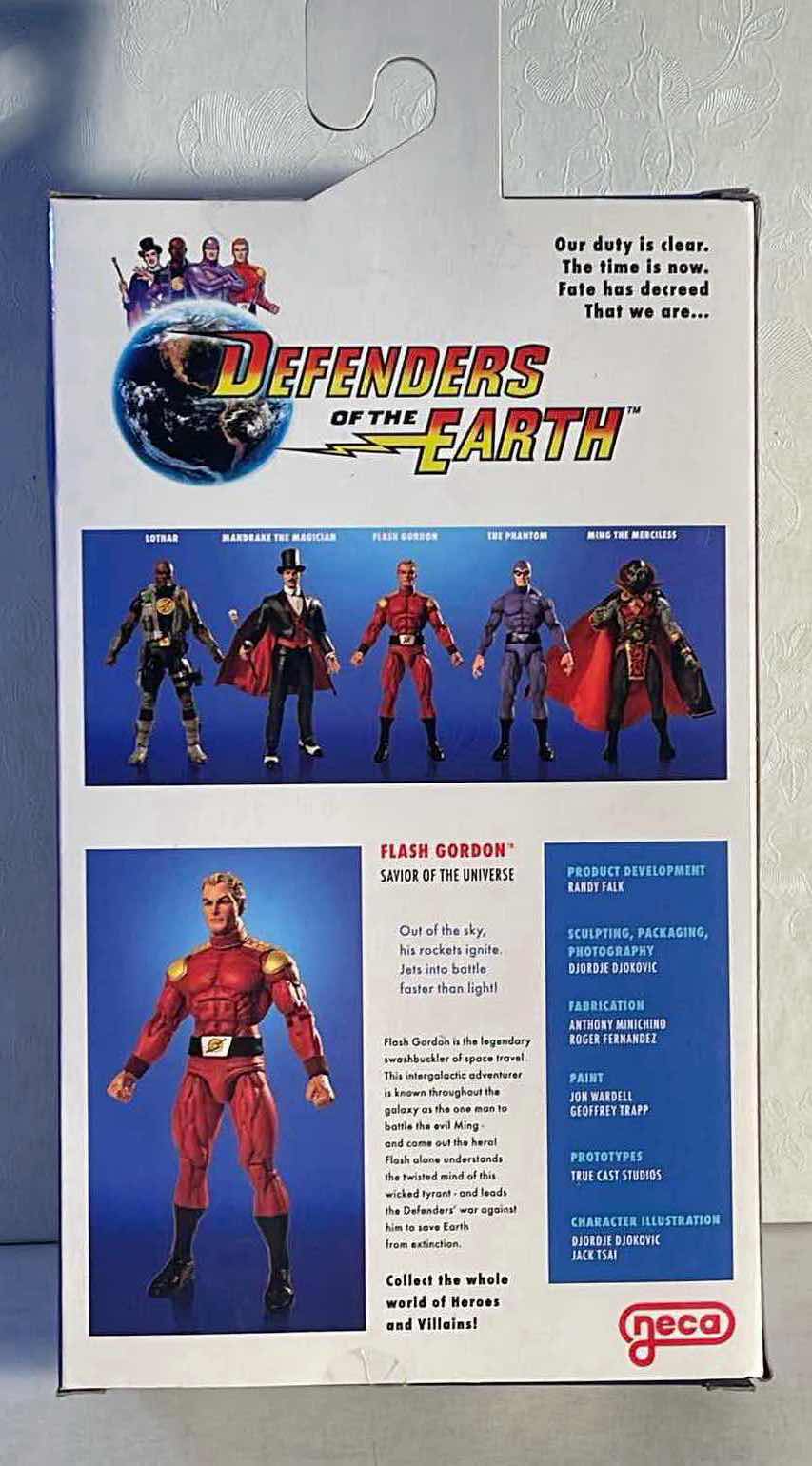 View 2 of NIB NECA FLASH GORDAN SAVIOR OF THE UNIVERSE DEFENDERS OF THE EARTH SERIES ACTION FIGURE - RETAIL PRICE $25.00