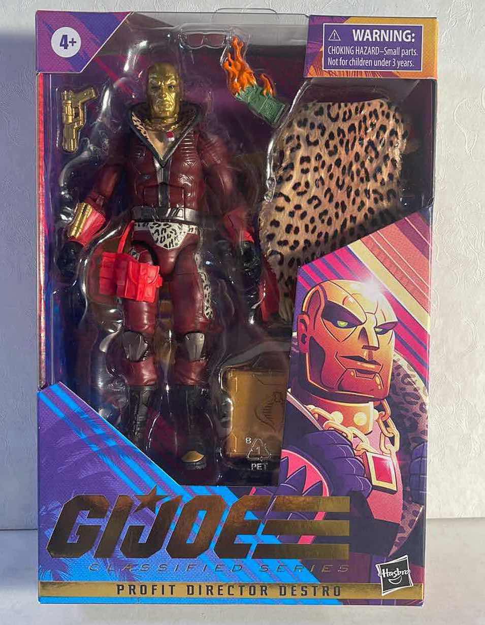 Photo 1 of NIB GI JOE CLASSIFIED SERIES #15 PROFIT DIRECTOR DESTRO ACTION FIGURE- RETAIL PRICE $25.00