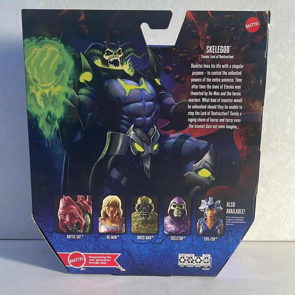 Photo 1 of NIB MASTERS OF THE UNIVERSE MASTERVERSE REVELATION “SKELEGOD” ACTION FIGURE - RETAIL PRICE $33.00