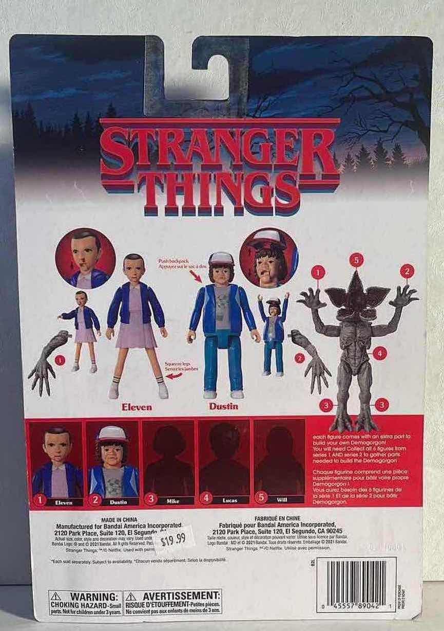 Photo 1 of NIB BANDAI AMERICA STRANGER THINGS DUSTIN ACTION FIGURE - RETAIL PRICE $20.00