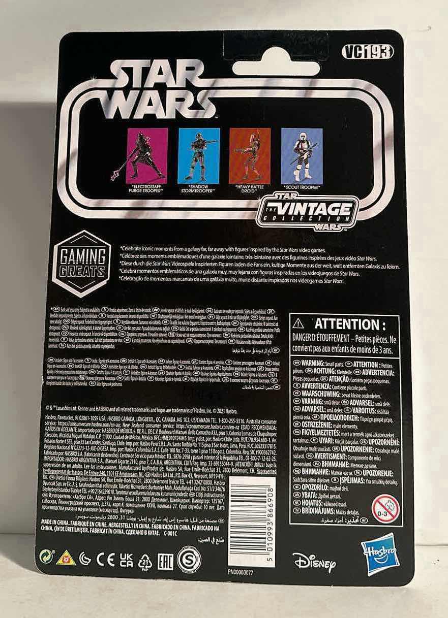 Photo 1 of NIB STAR WARS VINTAGE COLLECTION THE MANDALORIAN “HEAVY BATTLE DROID” ACTION FIGURE – RETAIL PRICE $15.99