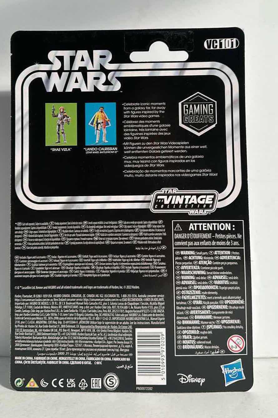 Photo 1 of NIB STAR WARS THE VINTAGE COLLECT THE MANDALORIAN “SHAE VIZLA” ACTION FIGURE – RETAIL PRICE $15.99
