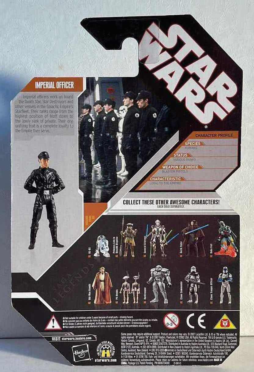 Photo 1 of NIB STAR WARS SAGA LEGENDS 30TH ANNIVERSARY “IMPERIAL OFFICER” FIGURE W/ SILVER COIN - RETAIL PRICE $22.99