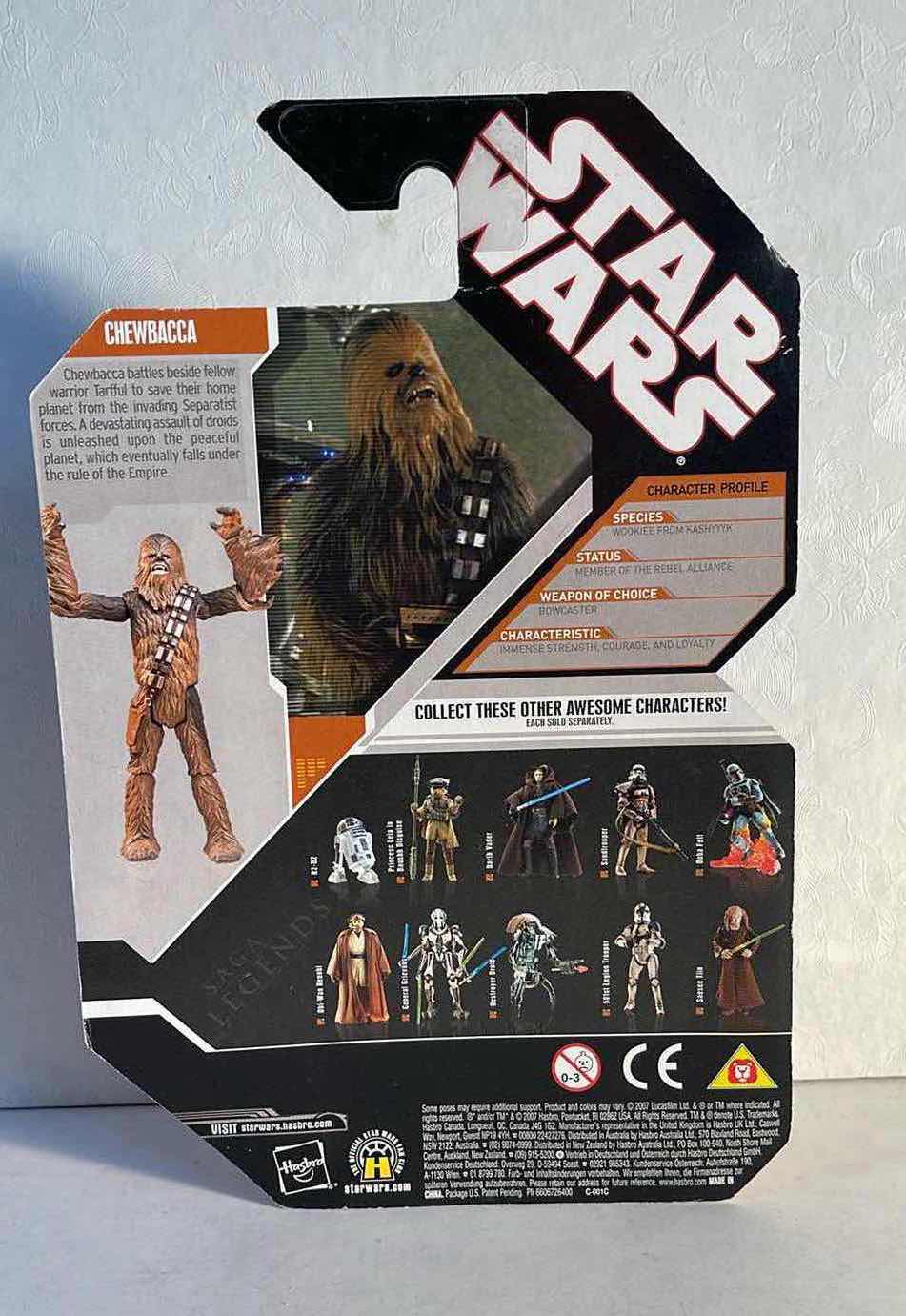 Photo 1 of NIB STAR WARS SAGA LEGENDS 30TH ANNIVERSARY “CHEWBACCA” FIGURE W/ SILVER COIN - RETAIL PRICE $16.99