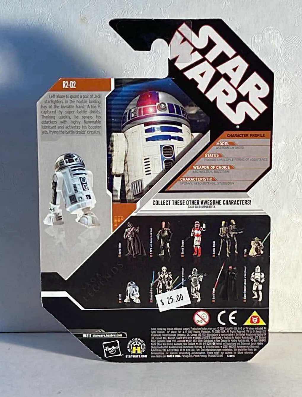 Photo 1 of NIB STAR WARS SAGA LEGENDS 30TH ANNIVERSARY “R2-D2” FIGURE W/ SILVER COIN - RETAIL PRICE $20.00