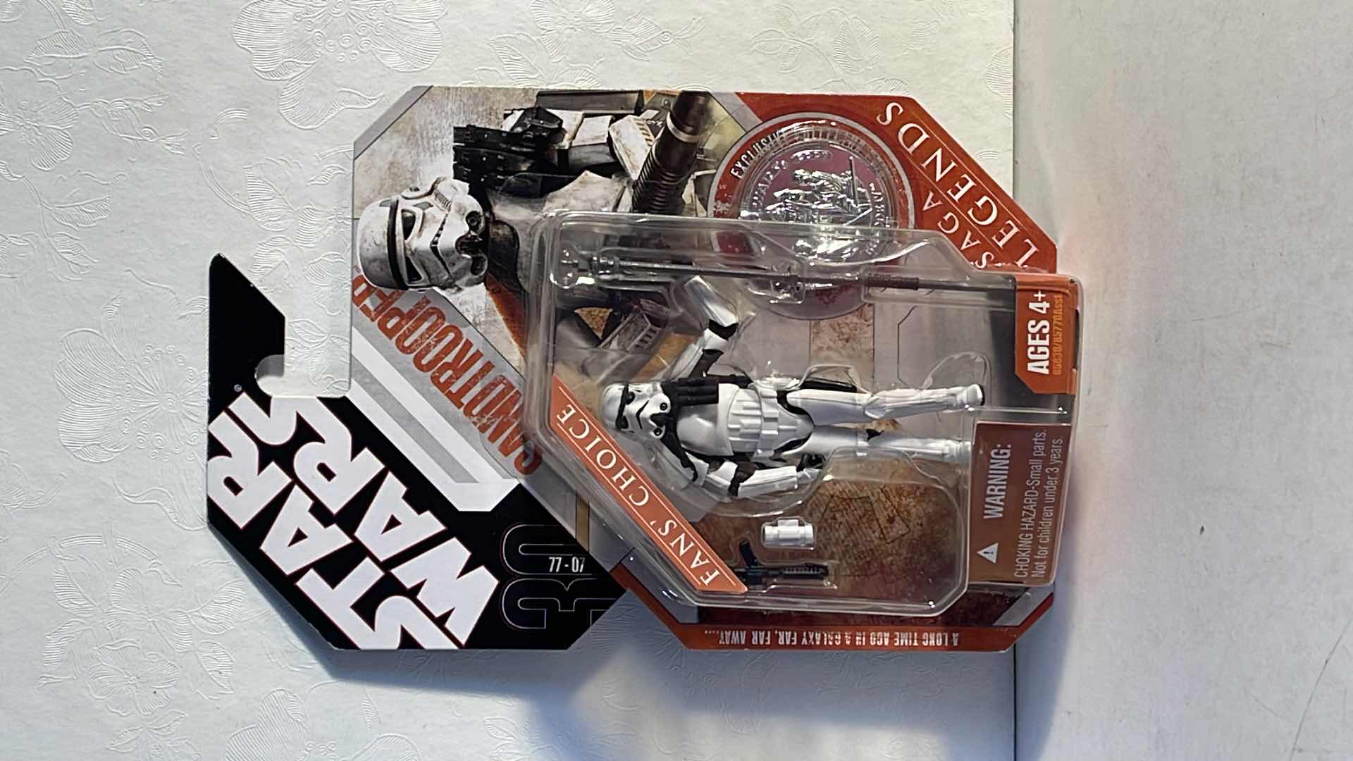 Photo 1 of NIB STAR WARS SAGA LEGENDS 30TH ANNIVERSARY  “STORMTROOPER” FIGURE W/ SILVER COIN - RETAIL PRICE $20.00