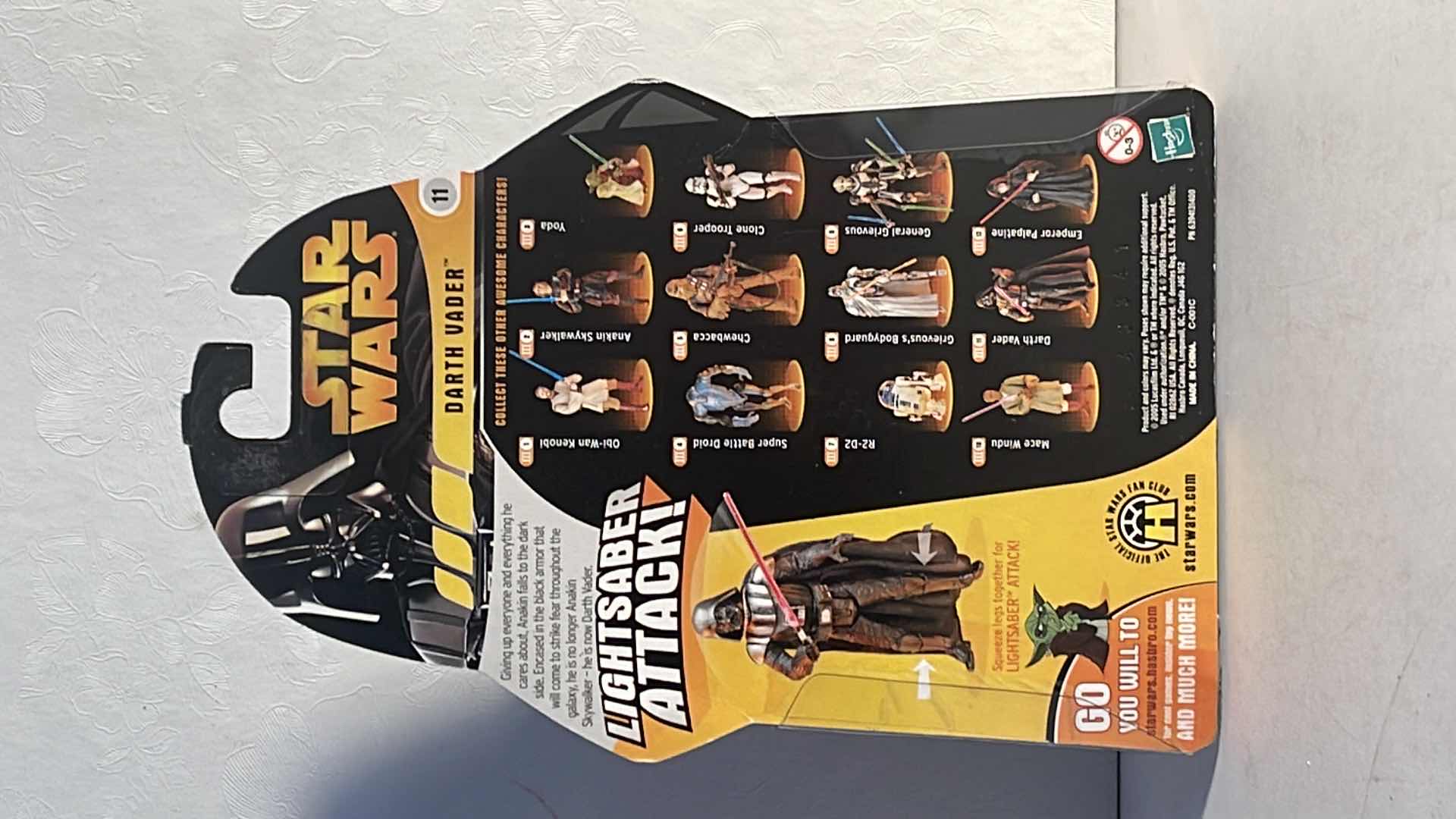 Photo 1 of NIB STAR WARS REVENGE OF THE SITH “DARTH VADER” ACTION FIGURE - RETAIL PRICE $12.00