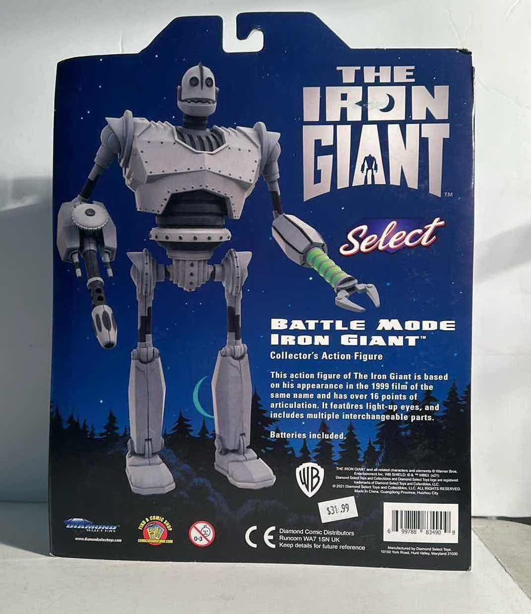 Photo 1 of THE IRON GIANT SELECTION “BATTLE MODE” COLLECTOR’S ACTION FIGURE -RETAIL PRICE $32