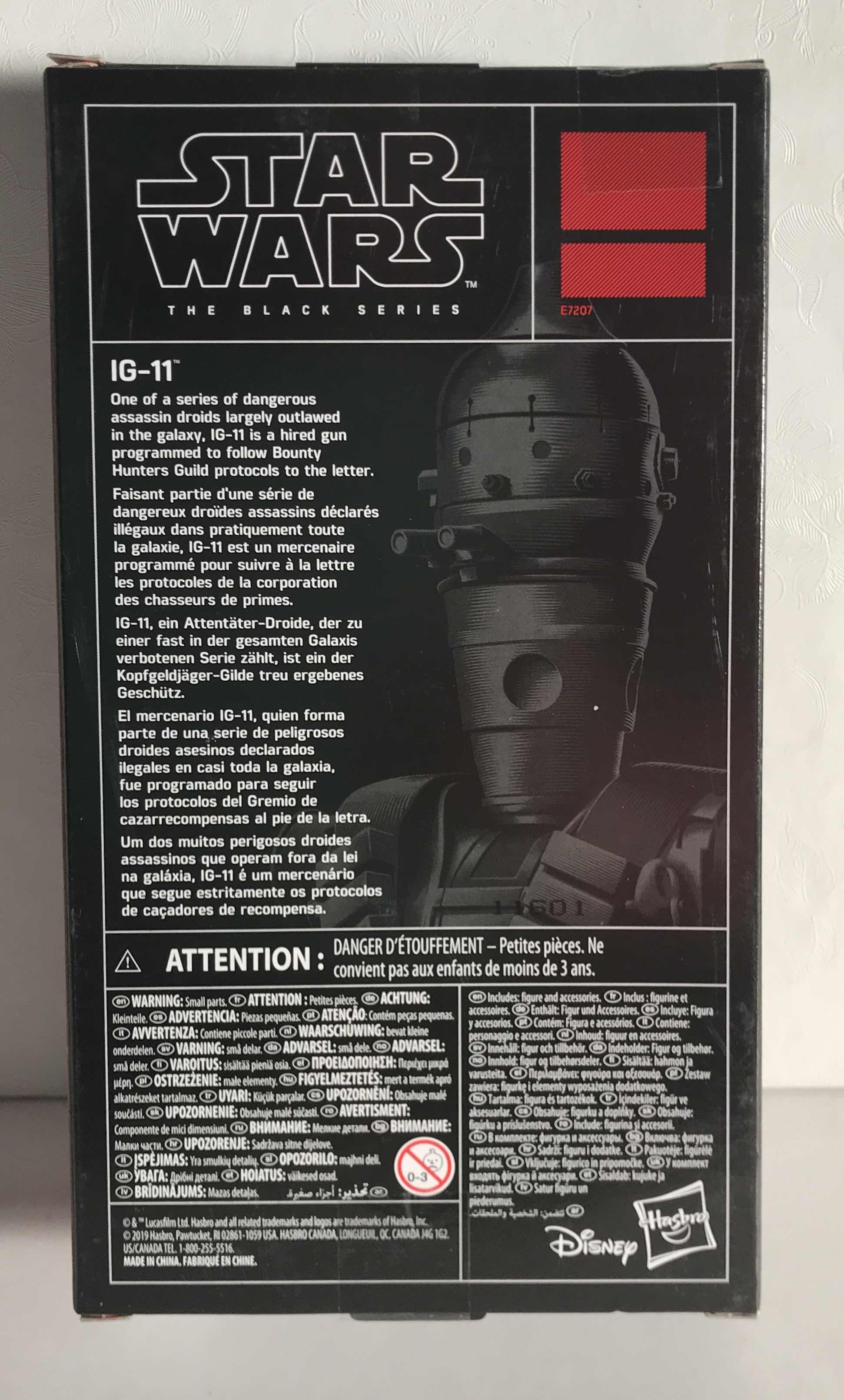 Photo 1 of NIB STAR WARS THE BLACK SERIES “IG-11” ACTION FIGURE- RETAIL PRICE $27.00