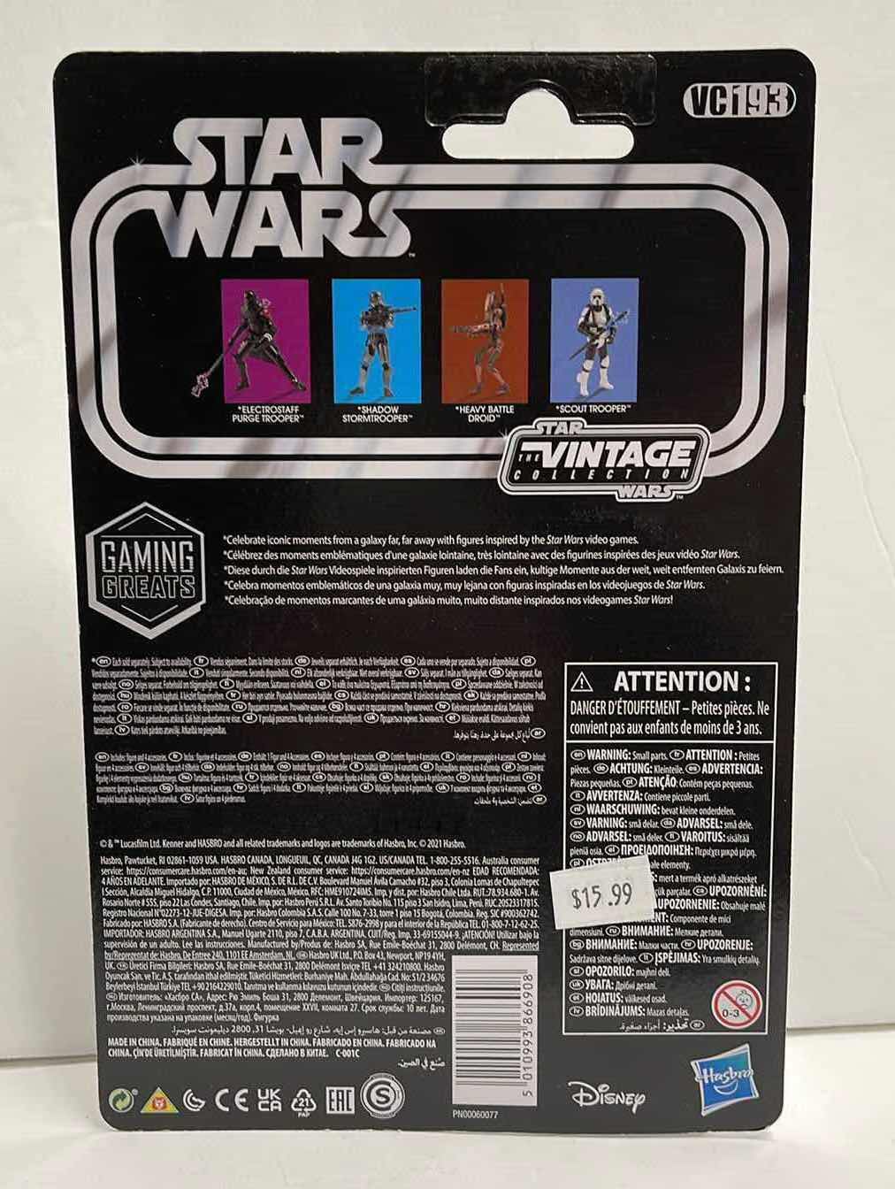 Photo 1 of NIB STAR WARS THE VINTAGE COLLECTION “HEAVY BATTLE DROID” ACTION FIGURE - RETAIL PRICE $15.99